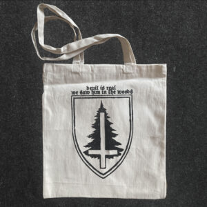 "Devil is real" cotton bag